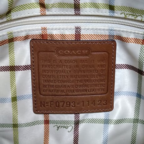 Near Mint!  Vintage Coach 11423 Bleecker Large Duffle Brown Glove Tanned Leather Shoulder Bag
