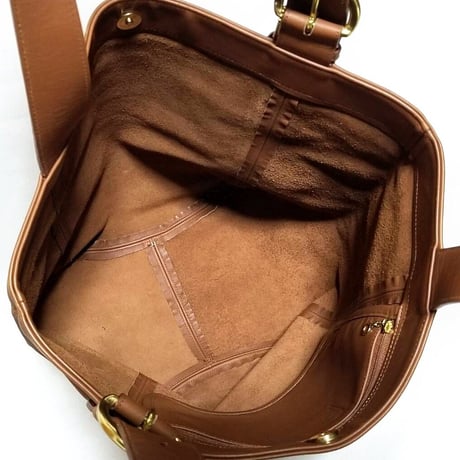 Unused!  Vintage Coach 4082 Soho Waverly Tote British Tan Glove Tanned Leather Bucket Shoulder Bag