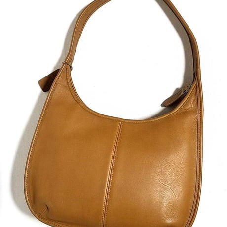 Excellent Vintage Coach 9033 Large Ergo Rere Toffy Glove Tanned Leather Shoulder Bag Hobo