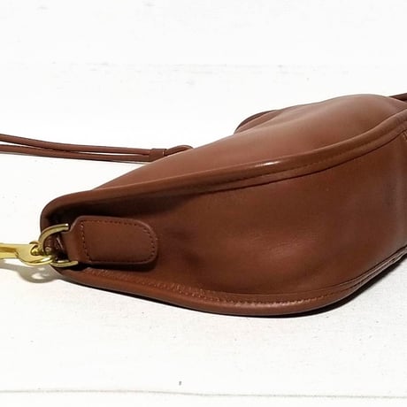 Excellent Vintage Coach 4080 Swinger Small Cocoa Glove Tanned Leather Shoulder Bag Crossbody