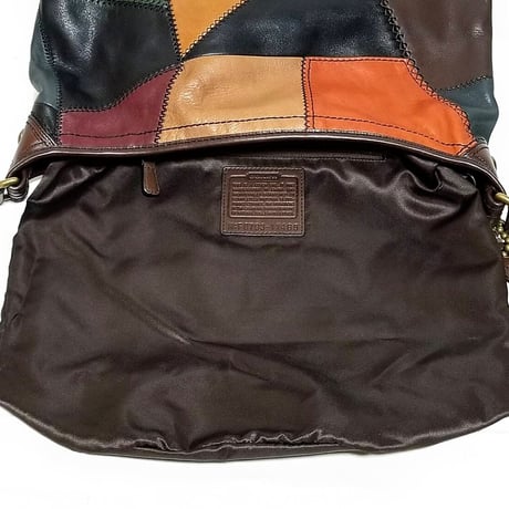 Mint Vintage Coach Rare 11465 Bleecker Large Duffle Limited Edition Leather Patchwork Shoulder Bag