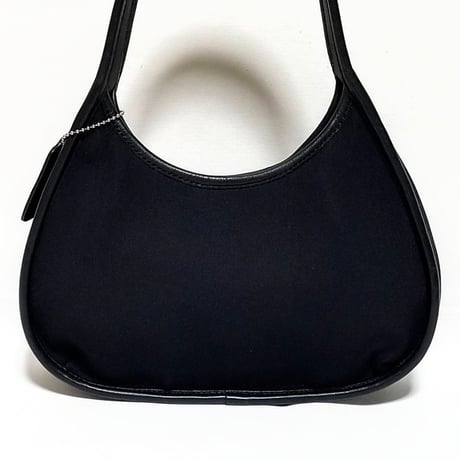 Excellent! Vintage Coach Rere 6202 Mini Ergo Neoprene Bag Black Leather Trim