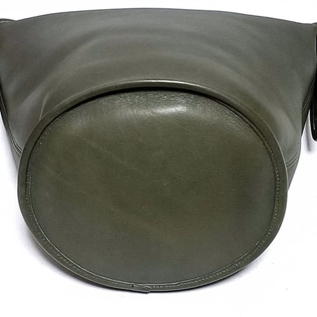 Near Mint! Vintage Coach 9953 Helen's Legacy Bucket Bag  Olive Green Leather Shoulder Bag Crossbody