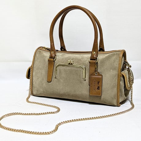 Vintage Coach Very Rare 12811 Bleecker Street Limited Edition legacy suede bag