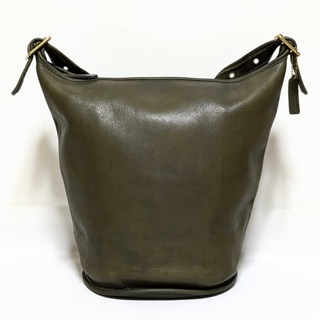 Vintage Coach 9085 XL Duffle Sac Rare Olive Glove Tanned Leather Shoulder Bag Good pre-owned
