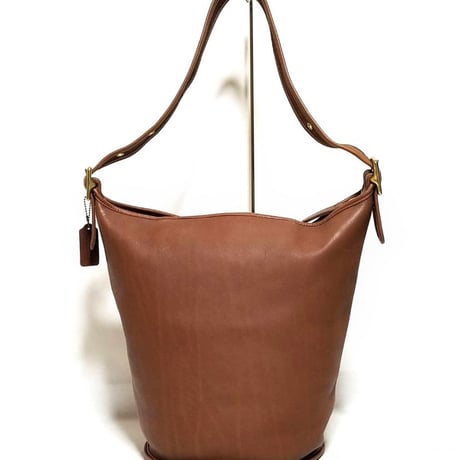 Vintage Coach 9085 XL Duffle Sac Brown Glove Tanned Leather Bucket Bag Great preowned
