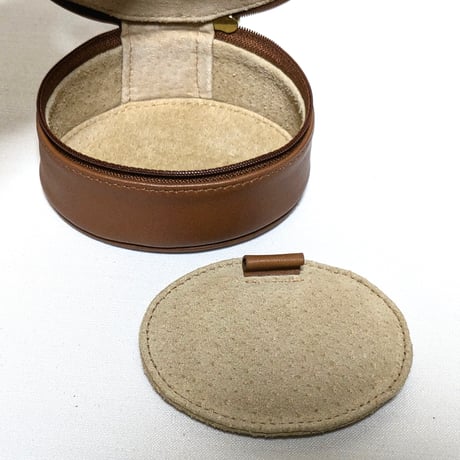 ⭐Set Sales Unused! Vintage Coach Rare Cosmetic Case Large ＆ Jewelry Box Leather Makeup Travel