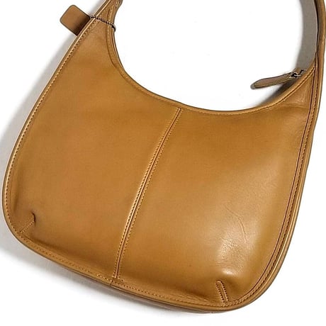 Excellent Vintage Coach 9033 Large Ergo Rere Toffy Glove Tanned Leather Shoulder Bag Hobo