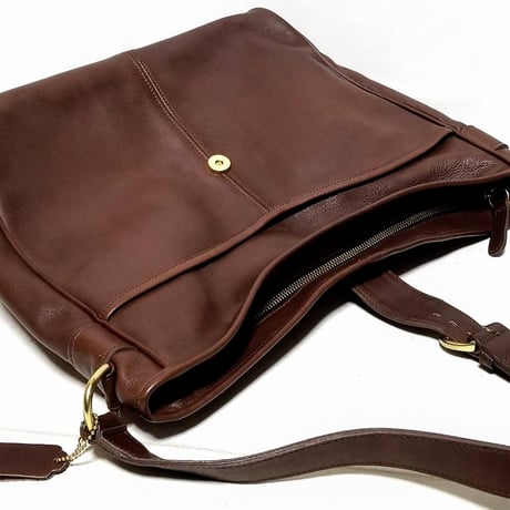 Mint! Vintage Coach Rare Studio Bag Large Brown Glove Tanned Leather Shoulder Bag Crossbody #4081