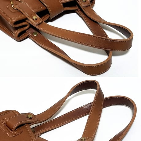 Vintage Coach Very Rare Chauncey Bag 077−3146 British Tan Glove Tanned Leather Great pre-owned #9897