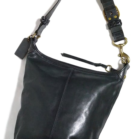 Near Mint!  Vintage Coach 11423 Bleecker Large Duffle Forest Green Glove Tanned Leather Shoulder Bag