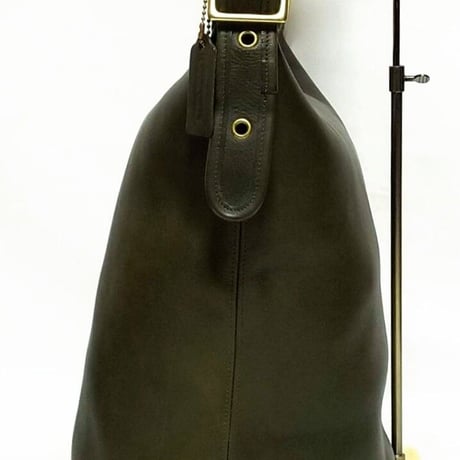 Rare Vintage Coach 9085 XL Duffle Sac Olive Glove Tanned Leather Shoulder Bag Great pre-owned