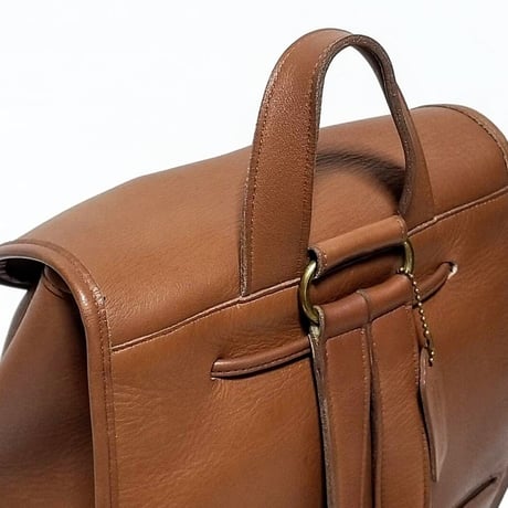 Excellent  Vintage Coach  9943 Classic Backpack Rucksack Brown Glove Tanned Leather Weekender