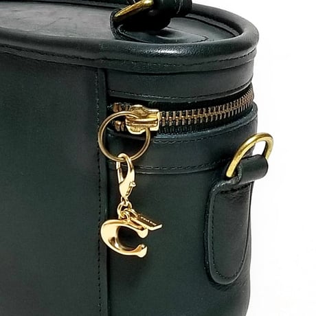 Vintage Coach Rare 9955 Trail Bag Bottle Green Glove Tanned Leather Shoulder Bag Crossbody