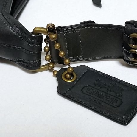 Near Mint!  Vintage Coach 11423 Bleecker Large Duffle Forest Green Glove Tanned Leather Shoulder Bag