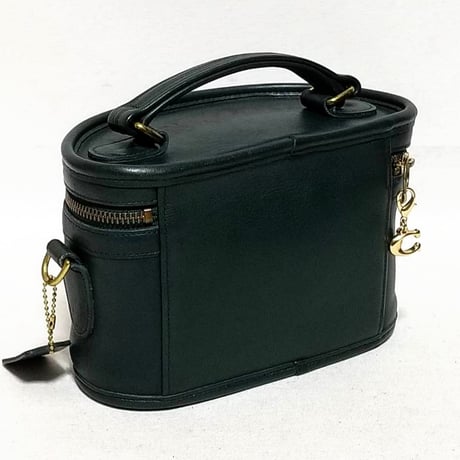 Vintage Coach Rare 9955 Trail Bag Bottle Green Glove Tanned Leather Shoulder Bag Crossbody