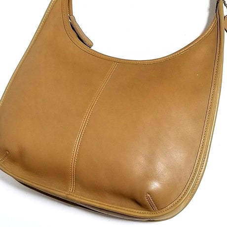 Mint Vintage Coach 9025 Large Ergo Rare Toffy Glove Tanned Leather Shoulder Bag Hobo
