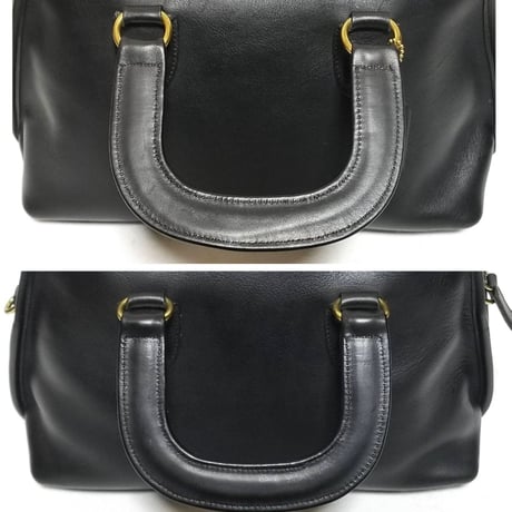 Mint Vintage Coach Rare Baxter Doctor Bag Black Leather Shoulder Crossbody Bag 1149−335  #9903