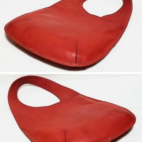 Vintage Coach Very Rare 9074 Reissue Limited Edition Bonnie Cashin Bag Red Leather Shoulder Bag