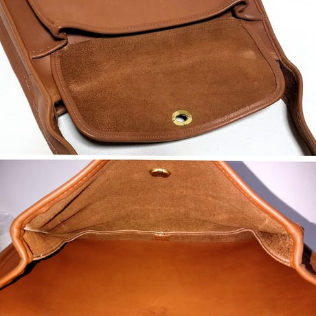 Barely Used! Vintage Coach Rare 9980 Taft Bag Bottle British Tan Glove Tanned Leather Crossbody