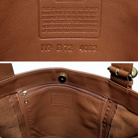 Unused!  Vintage Coach 4082 Soho Waverly Tote British Tan Glove Tanned Leather Bucket Shoulder Bag