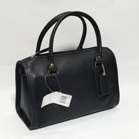 NEW Vintage Coach Rare 17995 Limited Ed. Madison Bag Black Glove Tanned Leather Speedy Doctor Bag