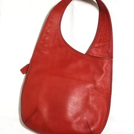 Vintage Coach Very Rare 9074 Reissue Limited Edition Bonnie Cashin Bag Red Leather Shoulder Bag