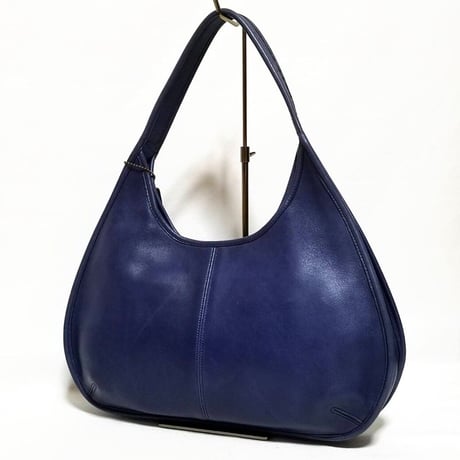 Vintage Coach Rare 9024 Ergo Navy Glove Tanned Leather Great Pre-owned Condition Hobo Purse