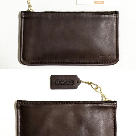 ⭐Set Sales 3 Rare Items!  Vintage Coach ·Very Rare U−Zip Travel Kit ·Skinny Case ·Bleecker Demi