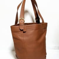 Unused!  Vintage Coach 4082 Soho Waverly Tote British Tan Glove Tanned Leather Bucket Shoulder Bag
