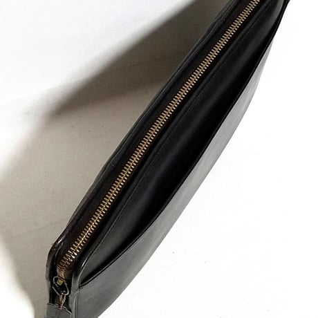 Vintage Coach Rare 956−8818 N.Y.C. Document Laptop Case TALON Zipper Black Leather Portfolio #5225