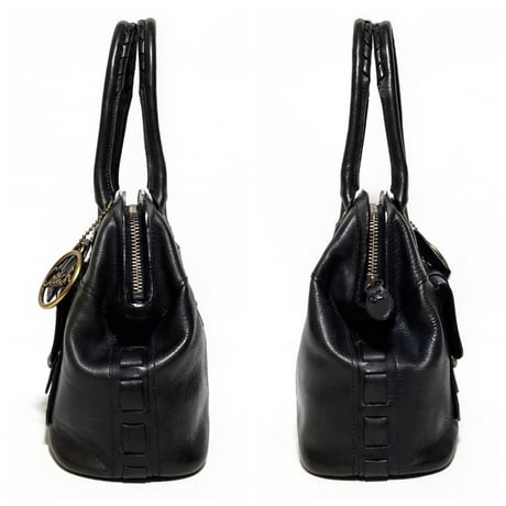 Excellent!  Vintage Coach Rare 11373 65th Ltd Ed Thompson Legacy Black Vachetta Leather Shoulder Bag