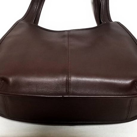Mint!  Vintage Coach Rare 9035 Ergo Shopper Double Shoulder Strap Mahogany Glove Tanned Leather Hobo