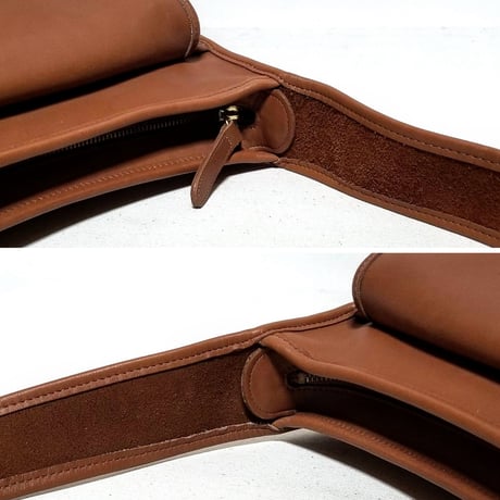 Barely Used! Vintage Coach Rare 9980 Taft Bag Bottle British Tan Glove Tanned Leather Crossbody