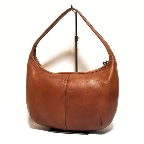 Vintage Coach Rare 9226 Ergo Brown Leather Zip Round Hobo Great Pre-owned Condition