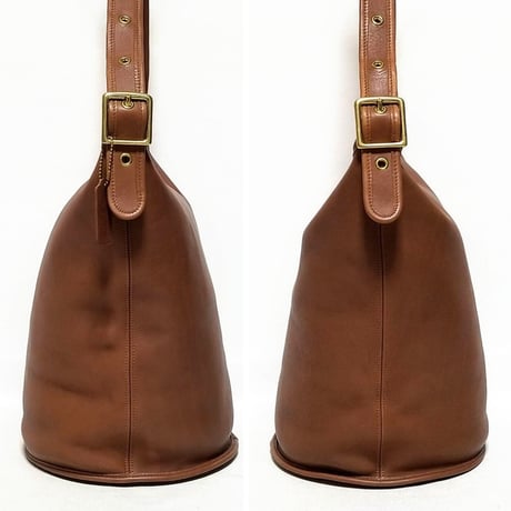 Vintage Coach 9085 XL Duffle Sac Brown Glove Tanned Leather Bucket Bag Great preowned