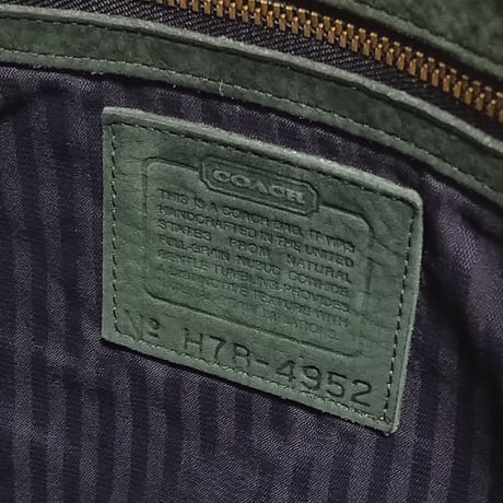 Near Mint! Vintage Coach Rare 4952 Duffle Bag Green Nuback Leather Sonoma Collection Crossbody #9953