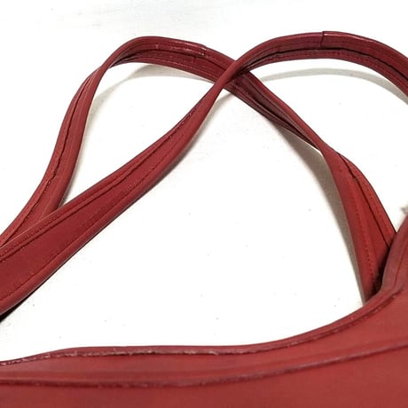 Restocked!  Vintage Coach Rare 9035 Double Shoulder Strap Red Glove Tanned Leather Hobo