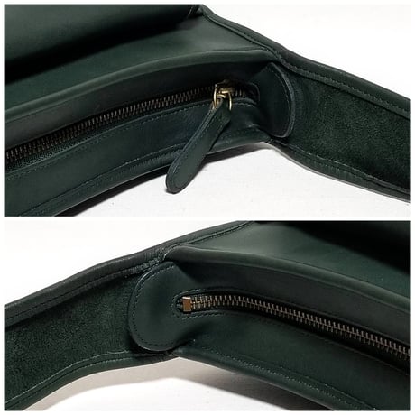 Excellent Vintage Coach Rare 9980 Taft Bag Bottle Green Glove Tanned Leather Crossbody