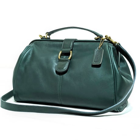 Almost unused! Vintage Coach Rare Hudson Doctors Satchel Glove Tanned Leather Crossbody #4113