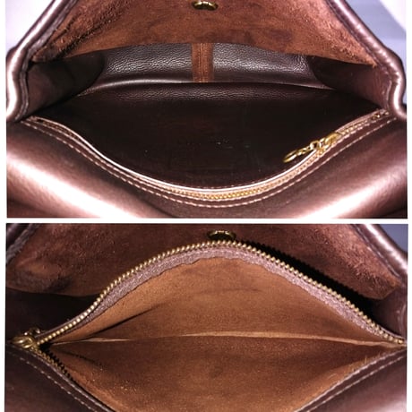 Excellent Vintage Coach Rare 9014 Crescent Berkeley Suede Saddle Bag Brown Leather Shoulder Bag