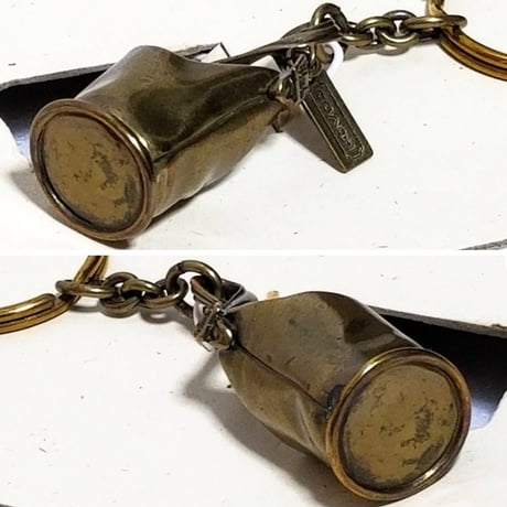 ⭐Set Sales  New Unused！ Vintage Coach   Brass  Key fob  Key ring  Key chain