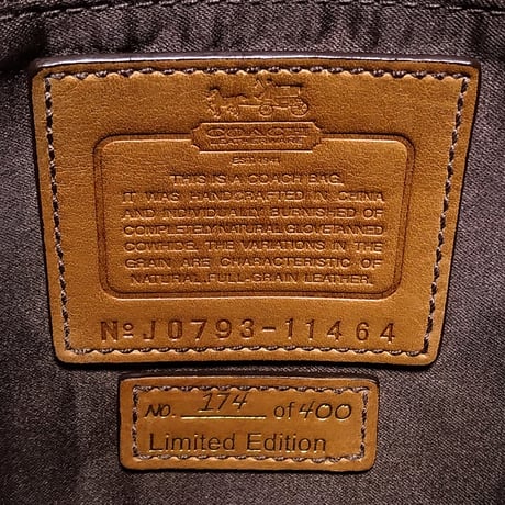 Vintage Coach Rare 11464 Limited 400 Colorblock Patchwork Shoulder Bag Great Pre-owned Condition