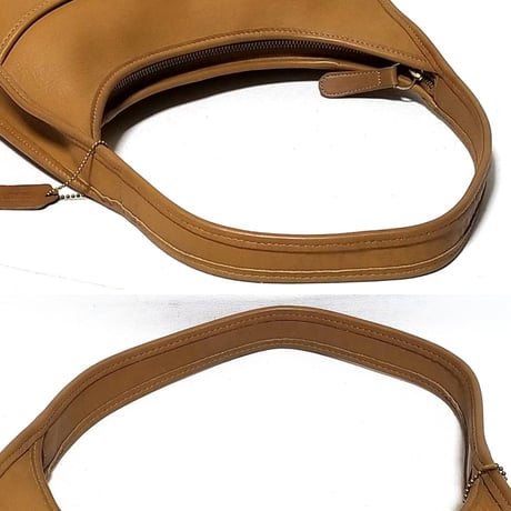 Excellent Vintage Coach 9033 Large Ergo Rere Toffy Glove Tanned Leather Shoulder Bag Hobo