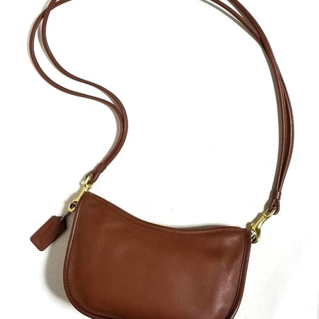 Excellent Vintage Coach 4080 Swinger Small Cocoa Glove Tanned Leather Shoulder Bag Crossbody