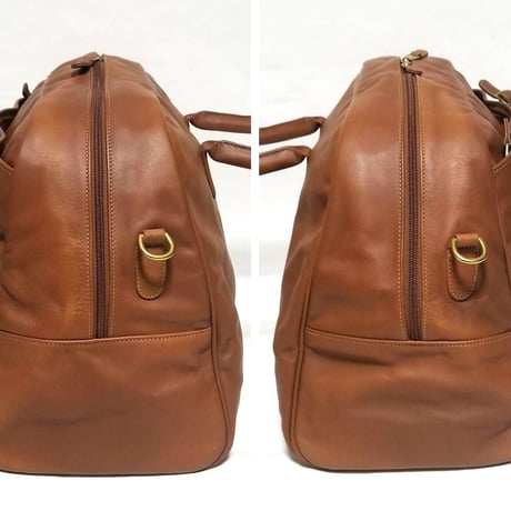 Near Mint Vintage Coach Rare 0599 Duffle Bag Boston Bag  Weekender British Tan Glove Tanned Leather