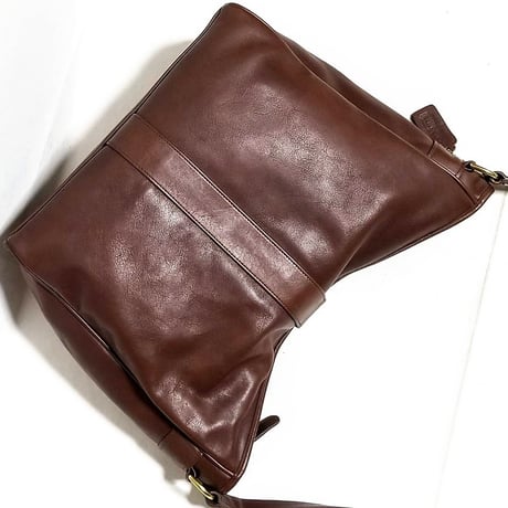 Mint! Vintage Coach Rare Studio Bag Large Brown Glove Tanned Leather Shoulder Bag Crossbody #4081