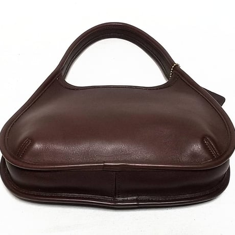 Vintage Coach 9027 Ergo Mini Mahogany Glove Tanned Leather Great Pre-owned Condition Hobo Purse