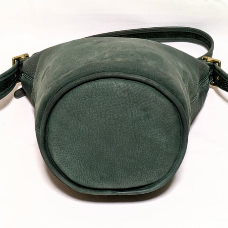 Vintage Coach Very Rare 4952 Helen's Legacy Nubuc Green Shoulder Bag Crossbody