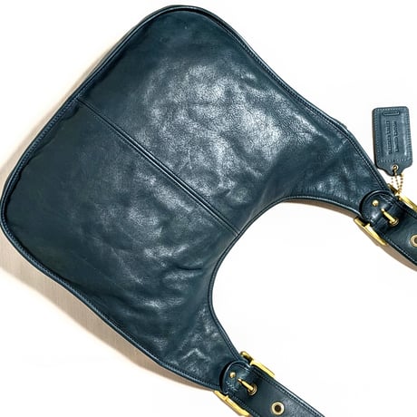 Vintage Coach  Very Rare 12805 Erin Tote Bleecker Street Ltd Ed. Teal  Remake of the Pony Express